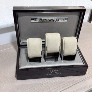 IWC Schaffhausen Pilots watches 3-watch collectors box. Authentic, very rare!